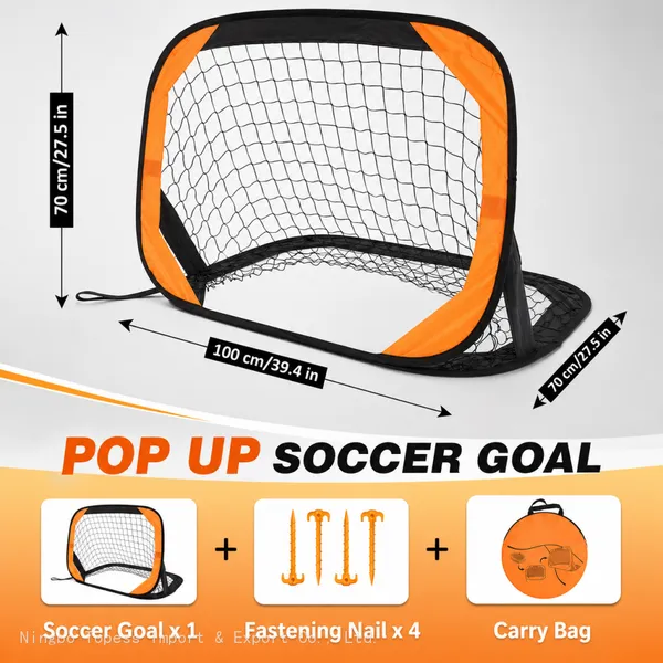 Kids Soccer Goals for Backyard Set, Portable Soccer Goal Nets, Pop Up Mini Toddler Soccer Net ,Outdoor Games Gifts for Kids photo-2