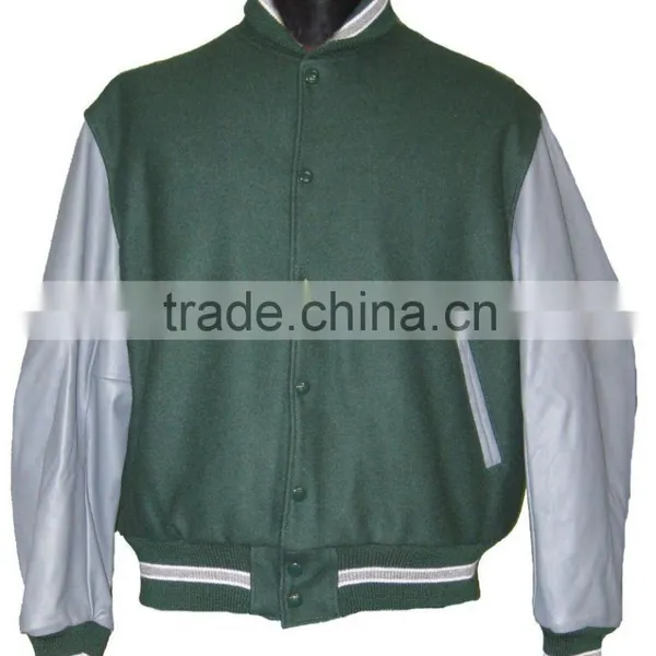 Men Varsity Baseball Jacket Vintage Letterman Jackets photo-2