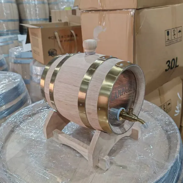 Oak Barrel With Viewing Window - Free Technical Support, 30-Day Trial, Food Grade Materials, 5 Gallon photo-2