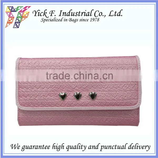 Organizable Pinky Cutie PU Leather Women Ladies Long Wallet