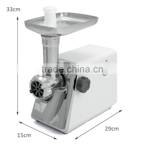 Electric Meat Grinder Mincer Sausage Maker Stuffer Food Kitchen Stainless Steel photo-3