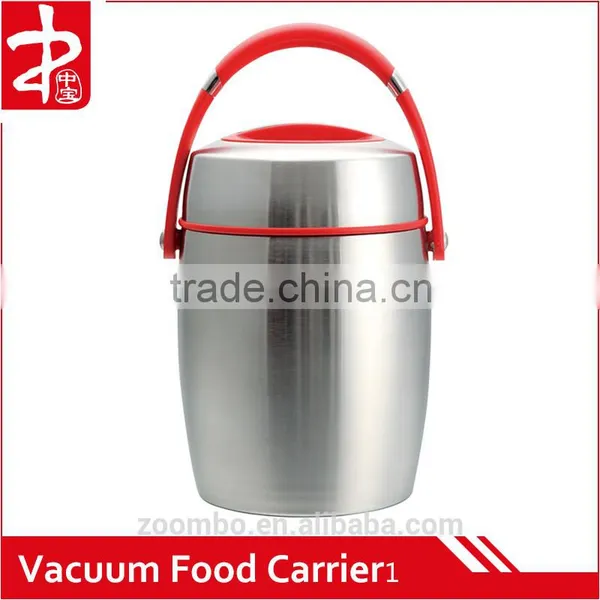 2015 Autumn New Vacuum Food Carrier Red/Black Handle,Electric Lunch Box photo-2