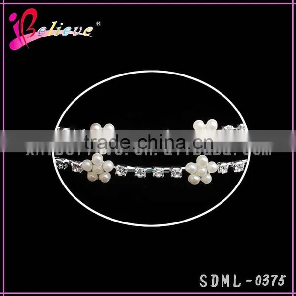 Elegant Pearl Hair Accessories Flower Headband Wholesale Pearl Headband for Women photo-3