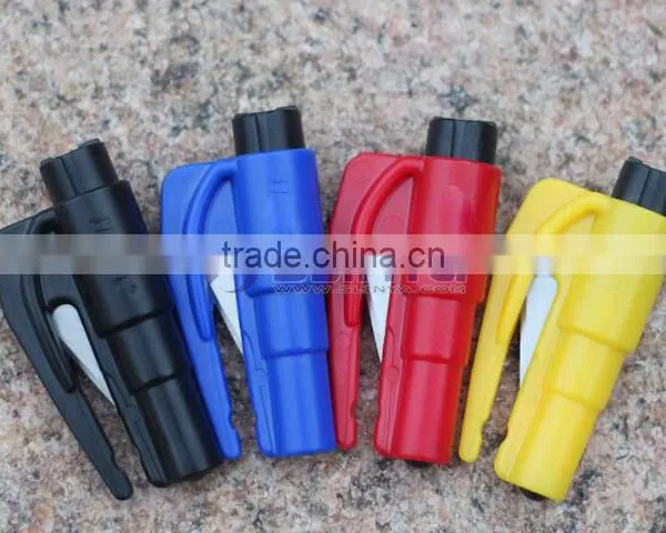 Mini Safety Hammer Car Escape Kit Keychain Emergency Window Glass Breaker photo-2