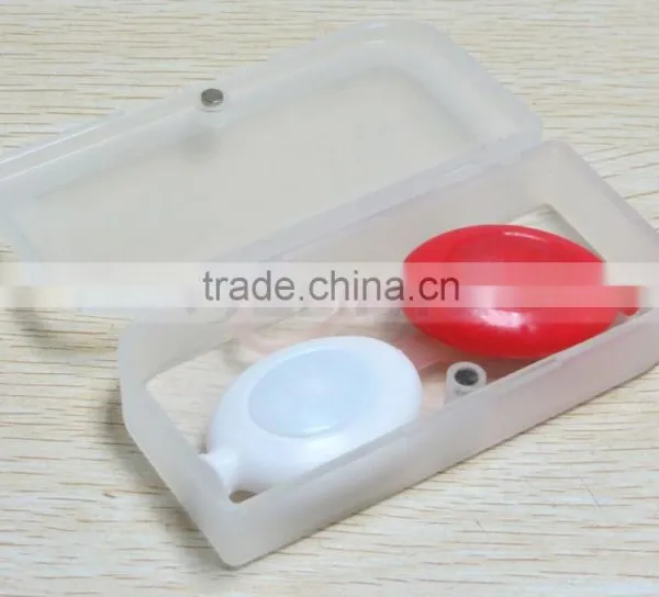 Mini Key Ring LED Flash Light Red Green Lamp photo-4