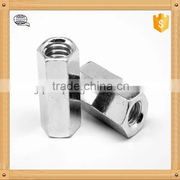 Long Hex Stainless Steel Carbon Steel Aluminum Coupling Nut photo-6