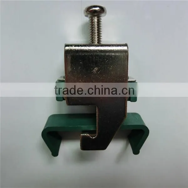 Structural steel electric cable clamp