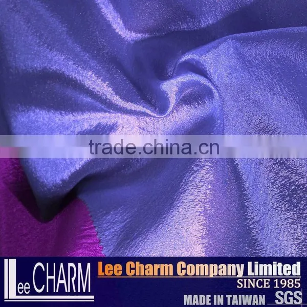 100% Polyester Amethyst Slight Crepe Fabric Material