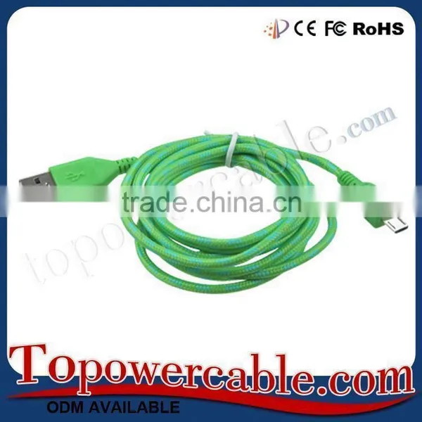 Bulk Buy From China Round Shaped Braided Nylon Mobile Data Cable photo-4