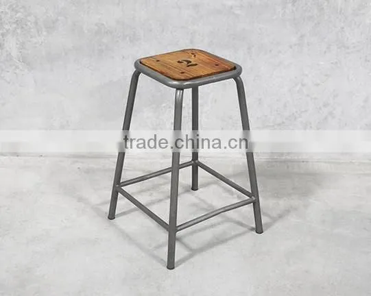 Metal Wood top Bar stool , Inde Bar stool Set , Vintage 1930 Baar stool