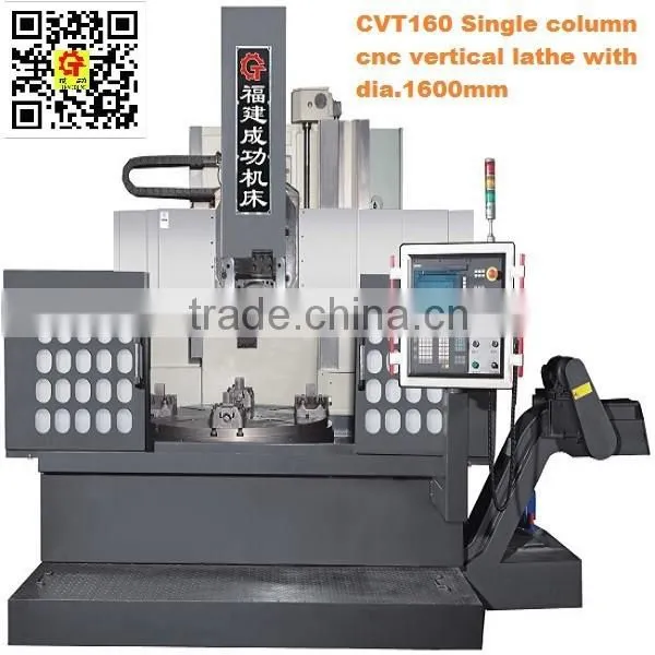 CVT160 Conventional Single Column Manual Vertical Lathe VTL for Sale