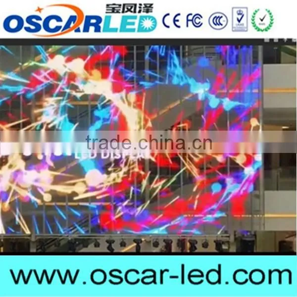 Outdoor Gaint Transparent(see-through) Wall Glass Led Screen