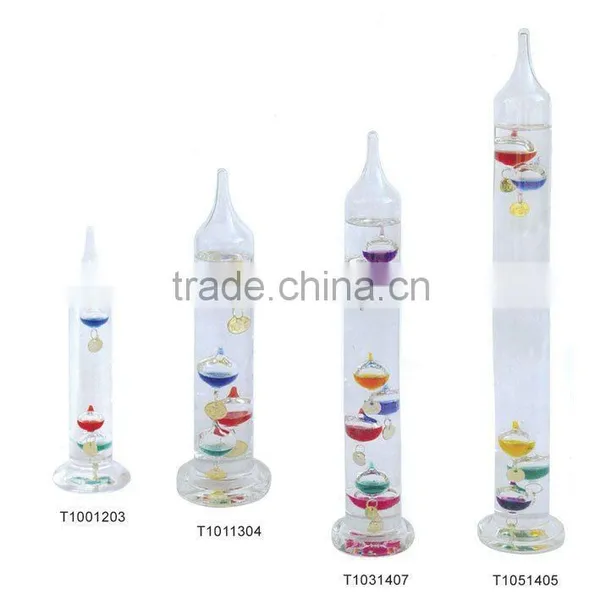 Galileo Thermometer/Hand-crafted Glass Galileo Thermometer