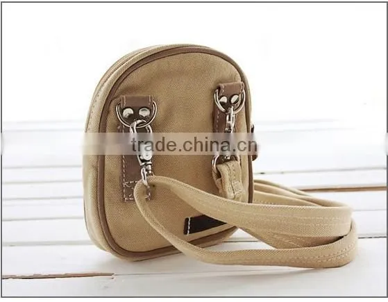 2016 China Supplier Cute Mini Satchel Canvas Waist Bag Waterproof Waist Bag Portable Shoulder Waist Bag photo-2