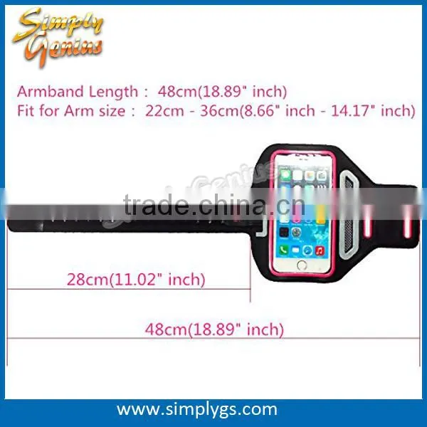 (New) Lycra Smart Phone Armband for Iphone, Lycra Armband Case for Iphone 6 Plus, Lycra Phone Armband photo-3