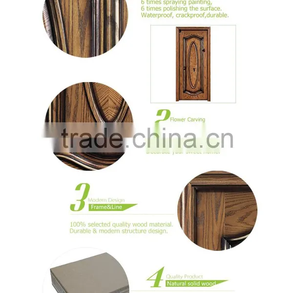China Wooden Door Fire Ratedvchurch Doors for Sale photo-3