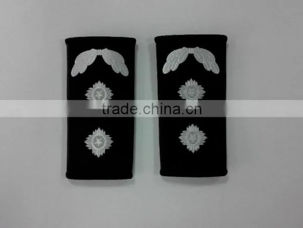 OEM High Quality Custom Embroidery Epaulette, Military Uniform Shoulder Board, Emblem Badges Quality Choice photo-2