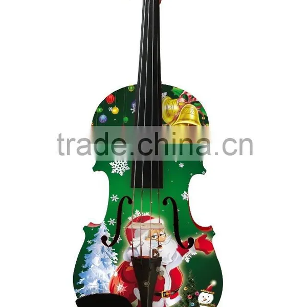 Christmas Theme Art Violin Style Popular Student Gift Violin photo-2