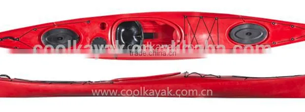 New Design White Water Single Sit in Plastic Sea Kayak Wholesale Racing Kayak Quality Choice Most Popular photo-6