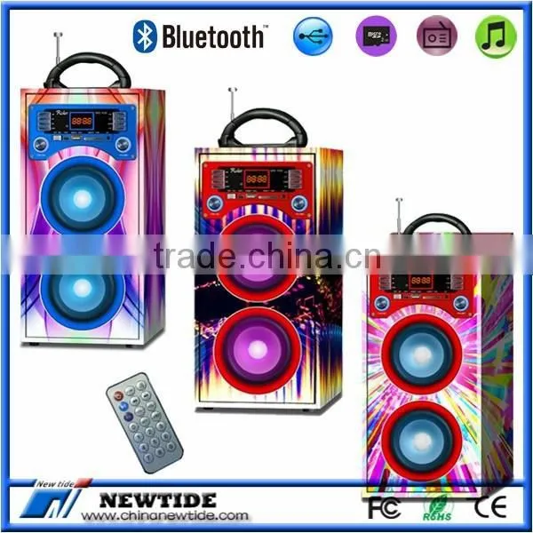 NT-WS001 USB TF FM Wood Speaker photo-3