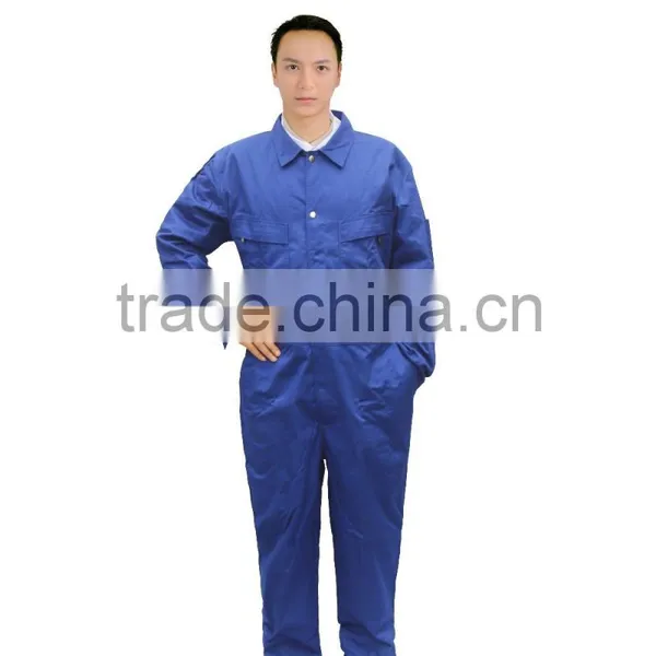 Navy Blue Clean Room Boiler Suit / Cleanroom Suit for Optical