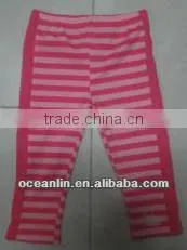 100% cotton baby girl's pants