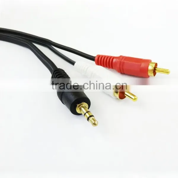 High Quality 1 to 2 Rca Cord With Audio Data Transmission photo-2