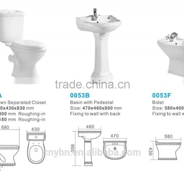 China Supplier Sanitary Ware Ceramic Bathroom Sets Two Piece Toilet photo-4
