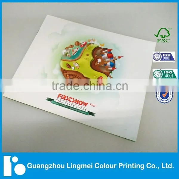 China Cheap A5 Brochure Printing Custom Saddle Stitching Booklet Printing photo-3