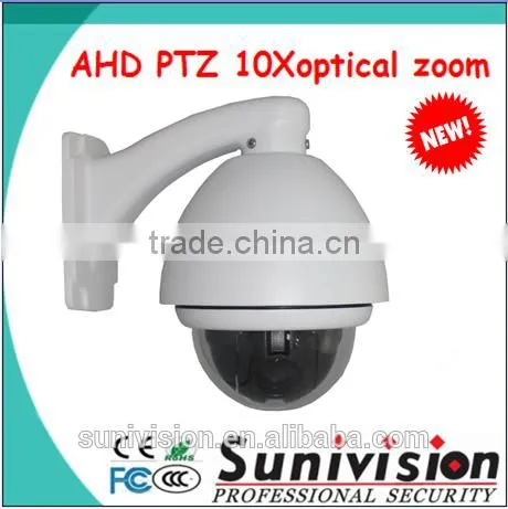 NEW! 10X Optical Zoom 4" Indoor High Speed Dome Ptz Camera Mini Ahd Ptz