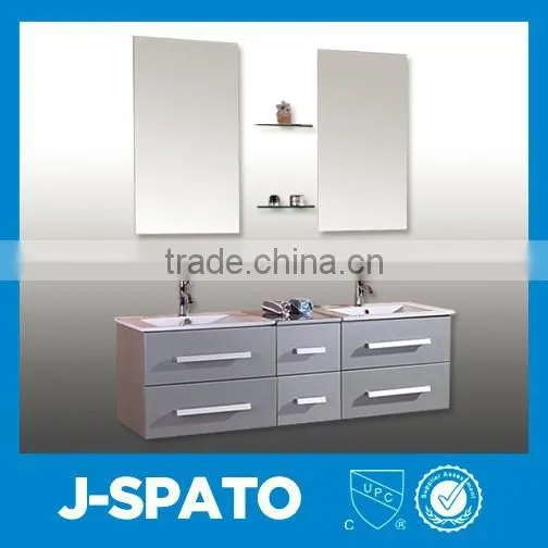 2016 Hanging Double Basin Bathroom Cabinets Lowes MD-435-G-GR photo-5