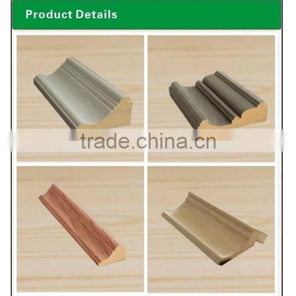 Crown Mouldings Wrapped With Wood Veneer photo-3