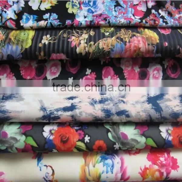 Knitting Custom Digital Printing 88 Polyester 12 Spandex Fabric Quality Choice photo-2