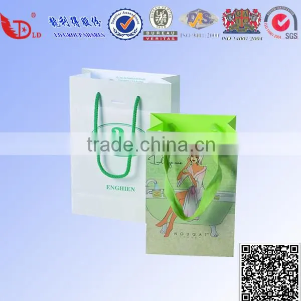 Cheap Kraft Paper Bag With Handle Logo Printing photo-3