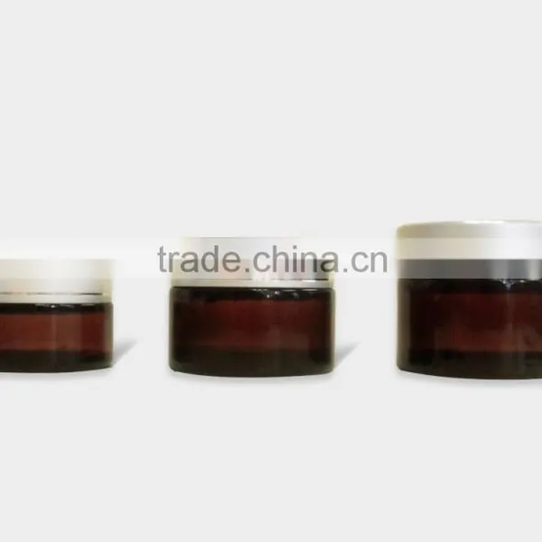 Amber Glass Cream Jar Cheap Price 20g 30g 50g photo-2