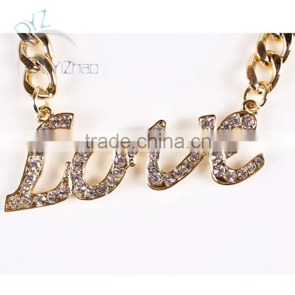 Wholesale Gold Chain Necklace Love Design photo-2