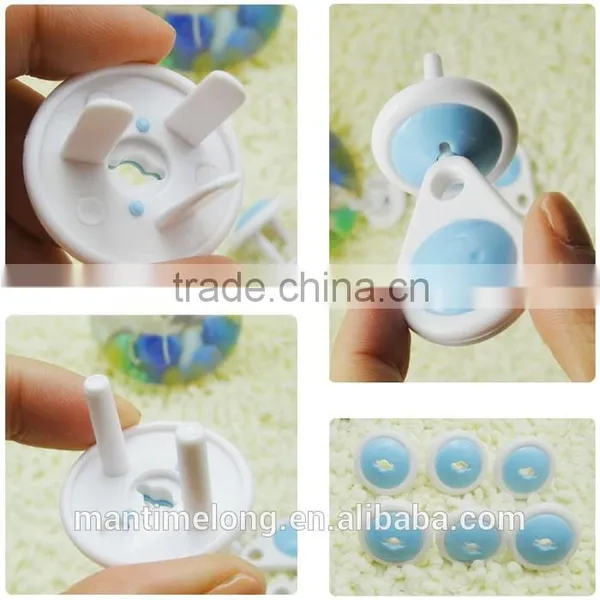 6pcs/set Electric Socket Outlet Plug Safe Lock Cover for Baby Kids Safety photo-4