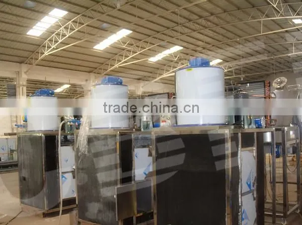 French Polynesia Snow Sea Water Flake Ice Maker With Refrigeration System photo-4