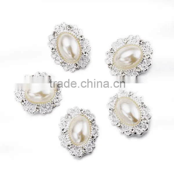 Factory Wholesale Metal Button Rhinestone Button,crystal Button,rhinestone Pearl Button photo-2