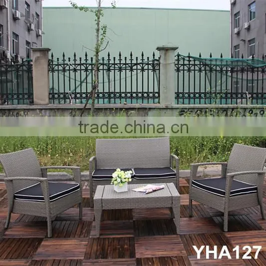 CLEAR ALUMINIUM WICKER GARDEN CHAIRS AND TABLES photo-5