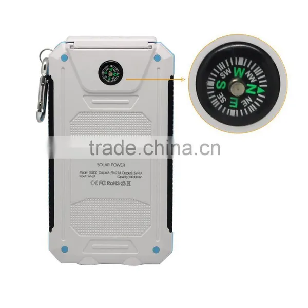 Universal Portable Compass Usb 8000mah Waterproof Mobile Phone Powerbank photo-6
