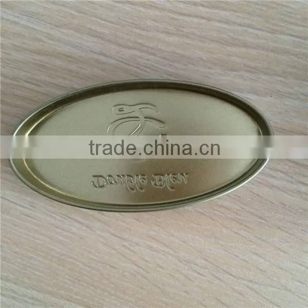 First Grade Silver Oval Shape Coffee Tin photo-5