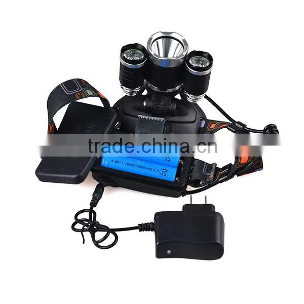 Camping Lantern Flashlight Type 4 Mode 1800 Lumens Zoomable Headlamp photo-5