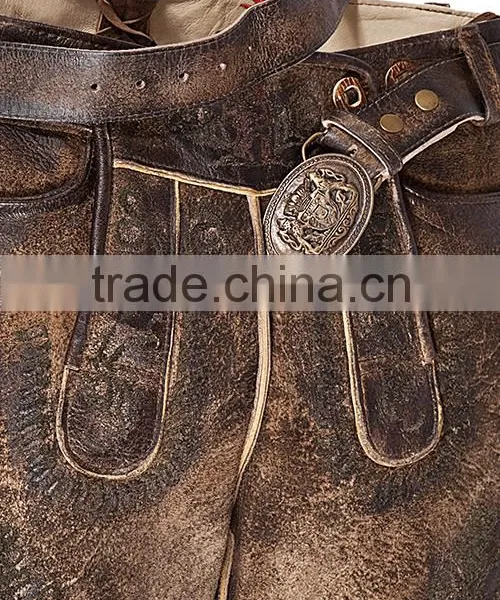 Men's German Lederhosen Pants photo-2