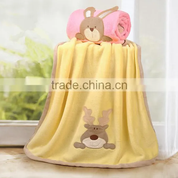 Cute Pattern Coral Fleece Baby Blanket photo-5