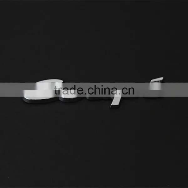 Auto Decorative Chrome Letters Custom Single 3D Silvery Chrome Letters Design /Masonic Car Emblem Made in China photo-3