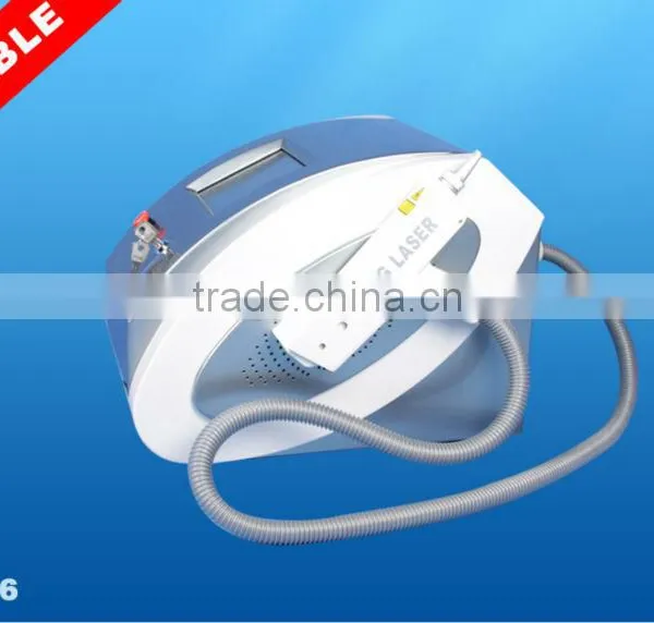 1064 Nm / 532nm Professional Portable Long Pulse Q Switch Pigmented Lesions Treatment Nd Yag Laser Machine Tattoo Removal System Naevus Of Ito Removal photo-2