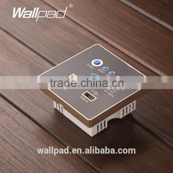 Supplier Wallpad White Wall Embedded AP Router Repeater Phone WPS USB Wireless Wall Charger Socket USB Rj45 3G WiFi Smart Socket Quality Choice photo-2