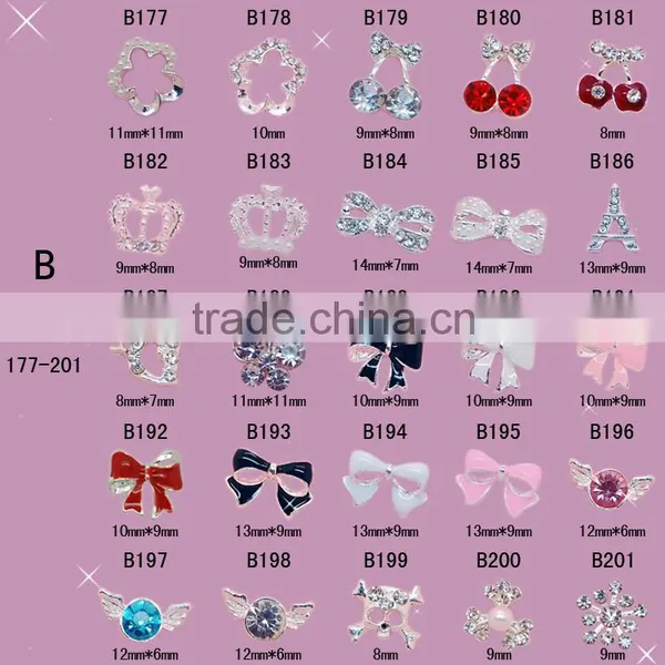New Nail Art Decoration Tips Nail 3D Alloy Nail Fashion Jewelry Gold photo-6