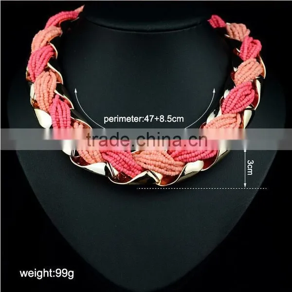 Free Sample Handmade Beaded 24k Gold Necklace photo-2
